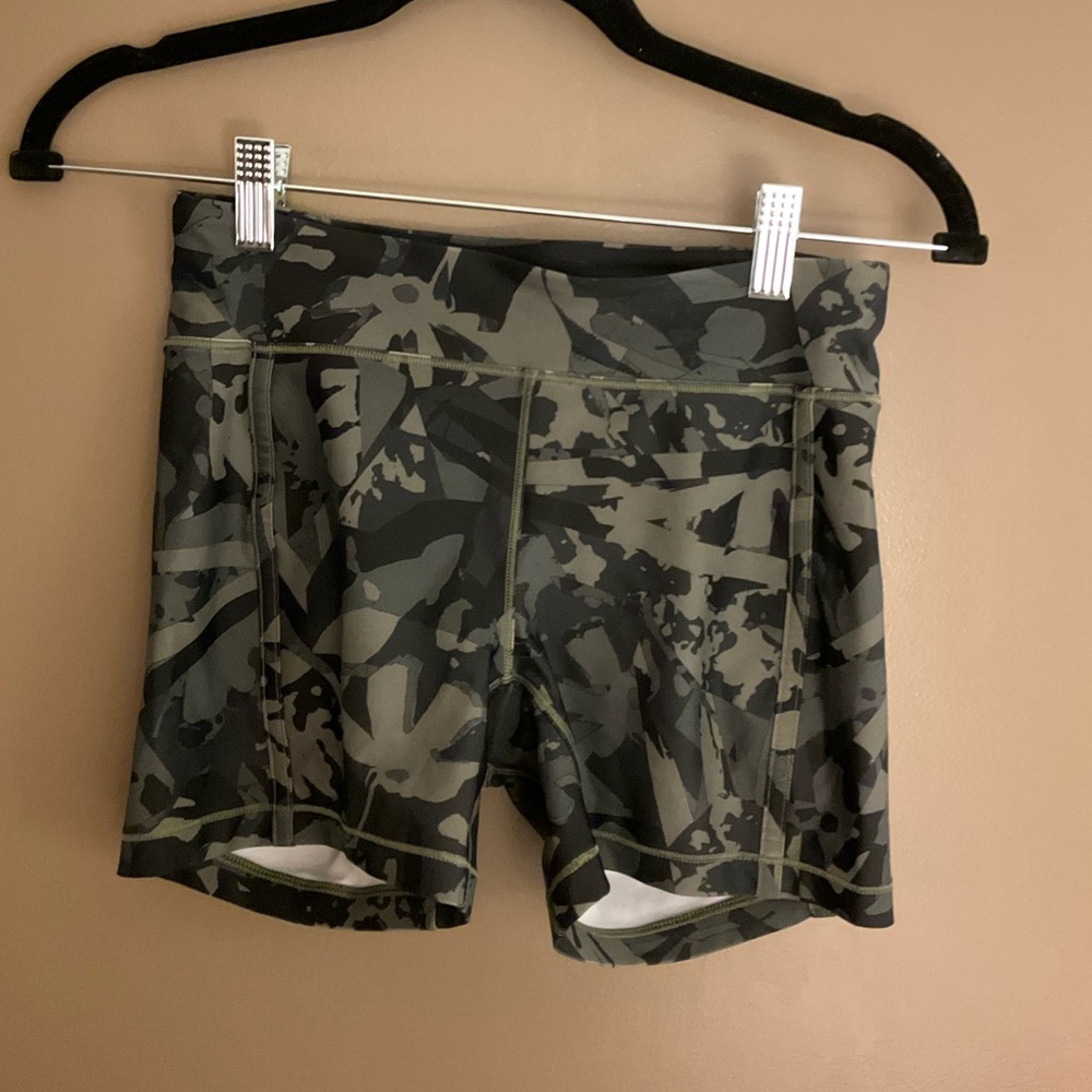 Lululemon Camo Biker Shorts